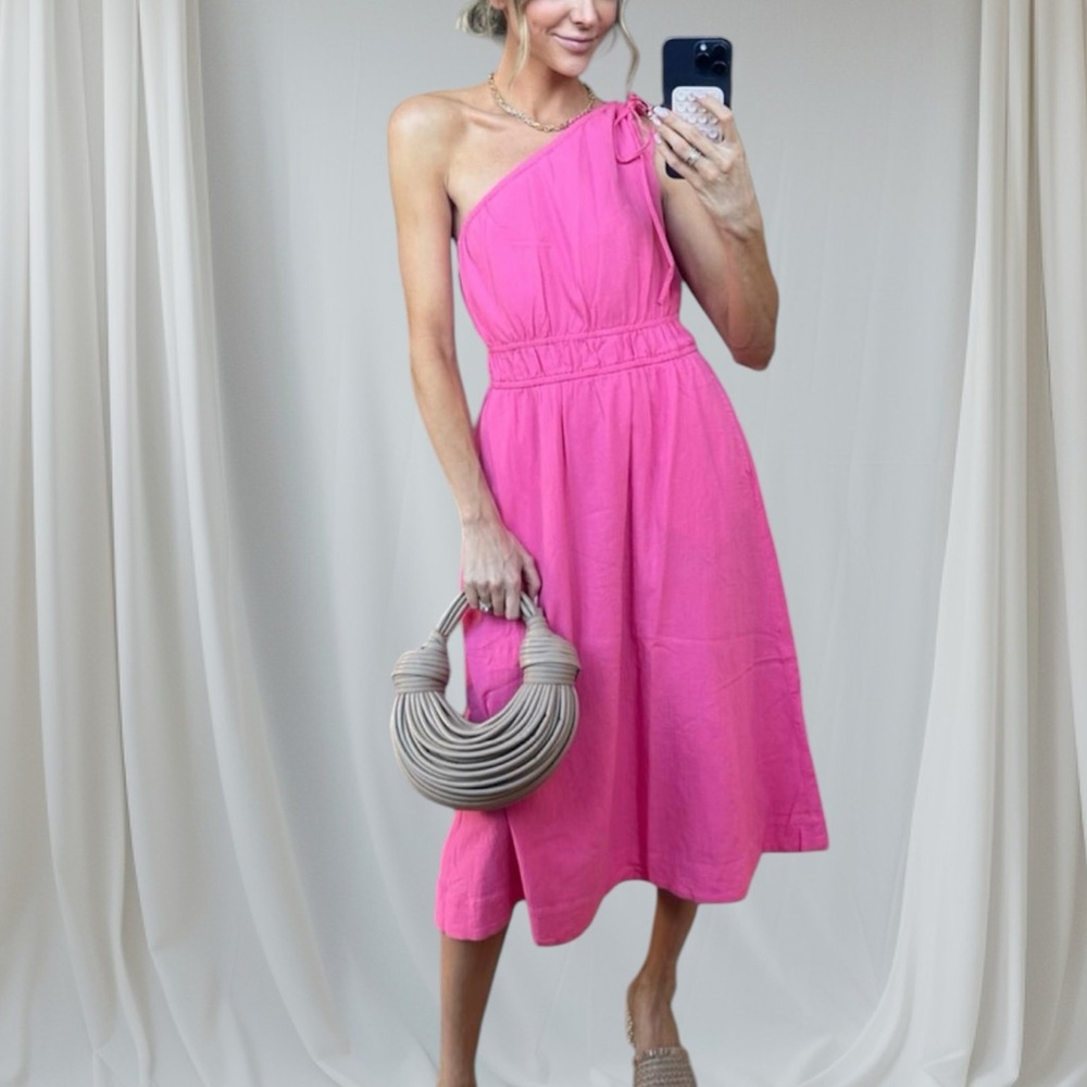 Free Assembly One-Shoulder Dress
